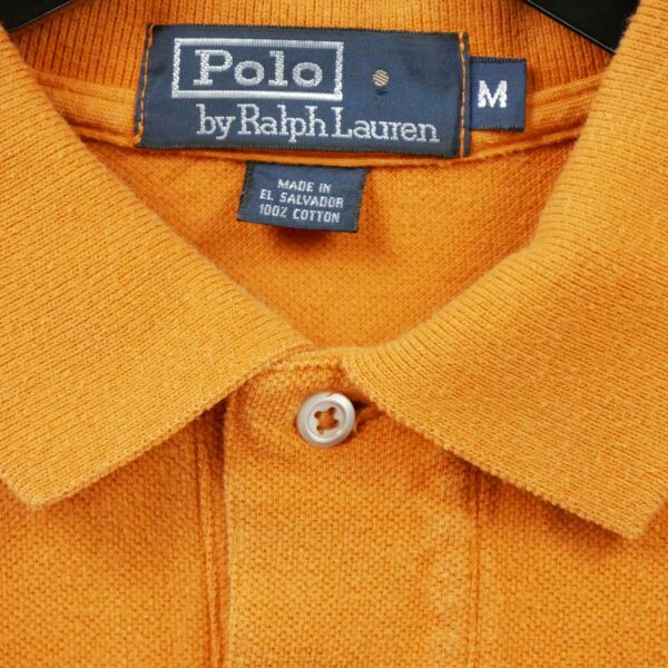 Polo manches courtes homme orange Polo Ralph Lauren Col Polo