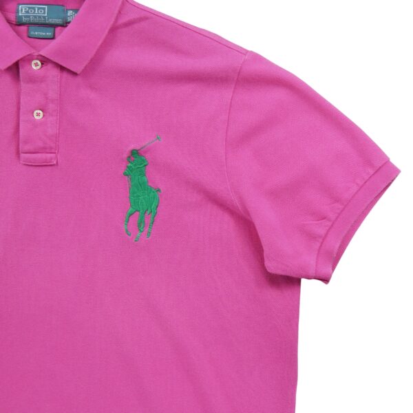 Polo manches courtes homme rose Polo Ralph Lauren Col Polo