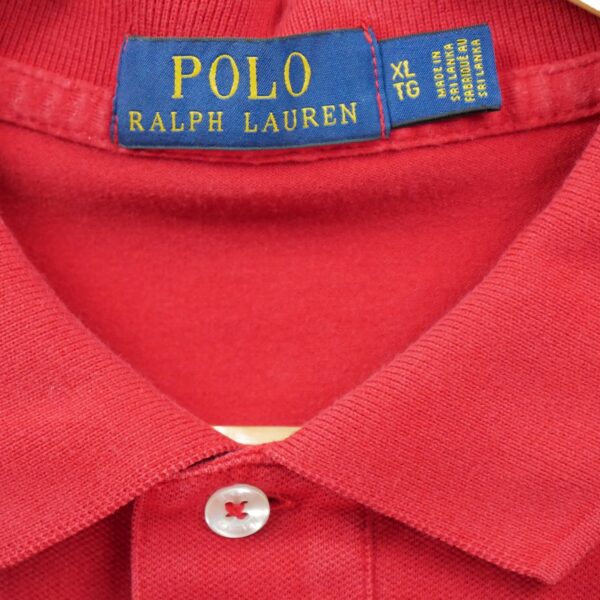 Polo manches courtes homme rouge Polo Ralph Lauren Col Polo