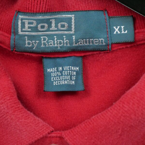 Polo manches courtes homme rouge Polo Ralph Lauren Col Polo
