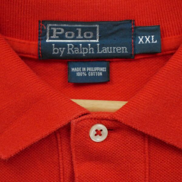 Polo manches courtes homme rouge Polo Ralph Lauren Col Polo