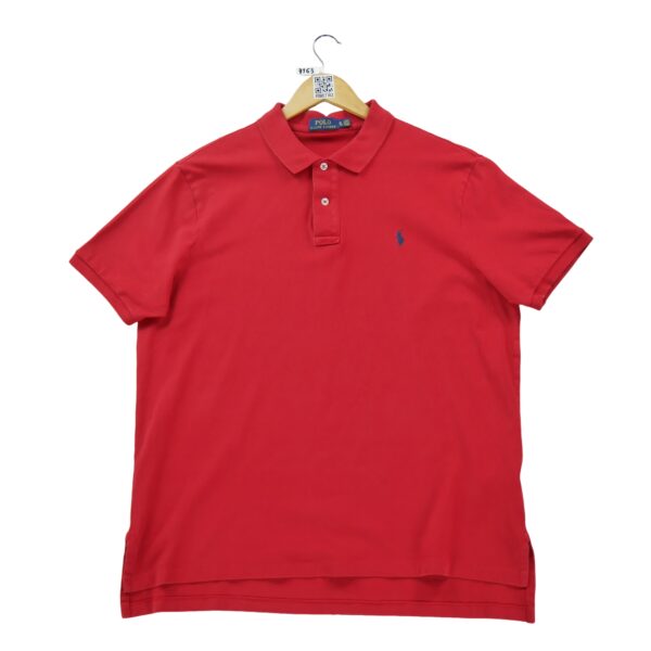 Polo manches courtes homme rouge Polo Ralph Lauren Col Polo