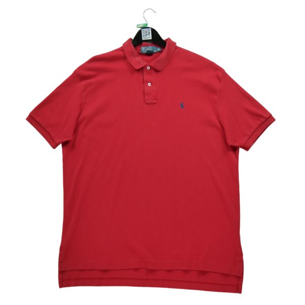 Polo manches courtes homme rouge Polo Ralph Lauren Col Polo