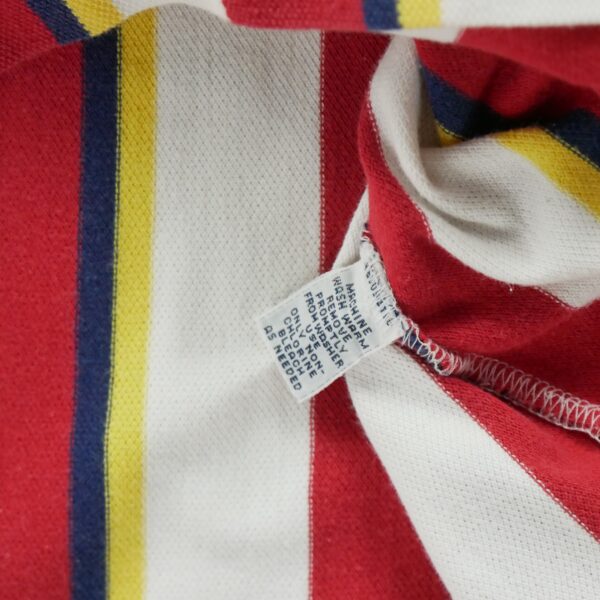 Polo manches courtes homme rouge Polo Ralph Lauren Motif a rayures Col Polo