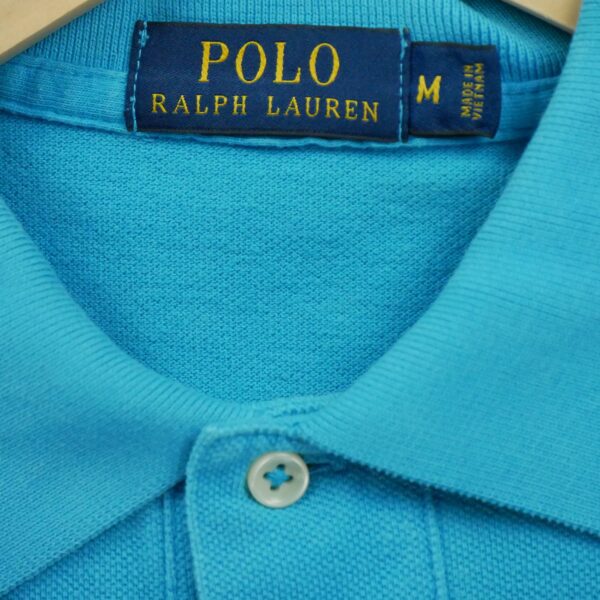 Polo manches courtes homme turquoise Polo Ralph Lauren Col Polo