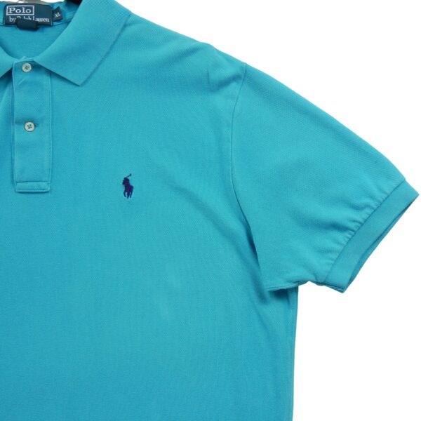 Polo manches courtes homme turquoise Polo Ralph Lauren Col Polo