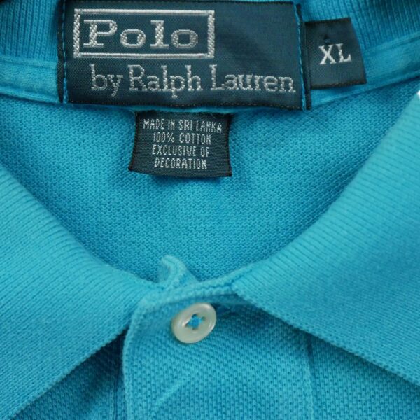 Polo manches courtes homme turquoise Polo Ralph Lauren Col Polo