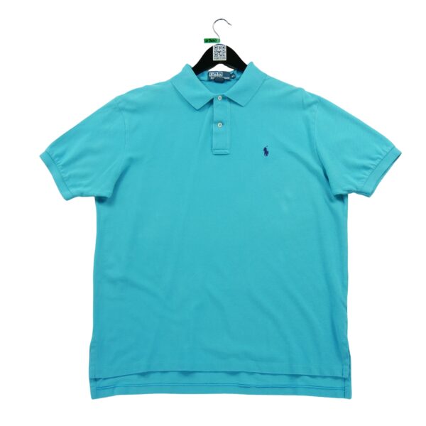 Polo manches courtes homme turquoise Polo Ralph Lauren Col Polo