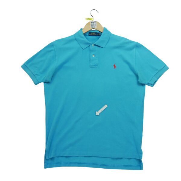 Polo manches courtes homme turquoise Polo Ralph Lauren Col Polo