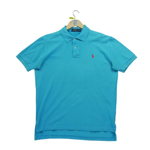 Polo manches courtes homme turquoise Polo Ralph Lauren Col Polo
