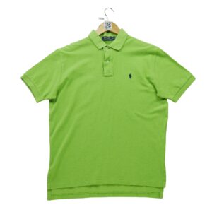 Polo manches courtes homme vert Polo Ralph Lauren Col Polo