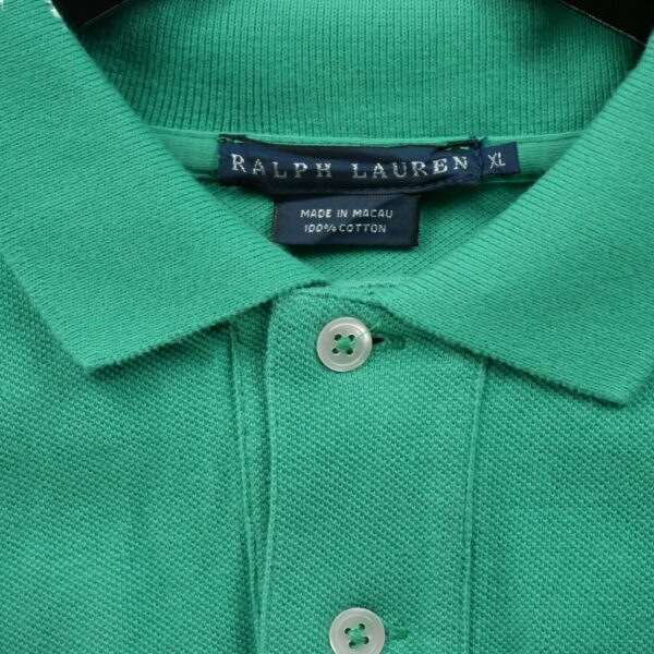 Polo manches courtes homme vert Polo Ralph Lauren Col Polo