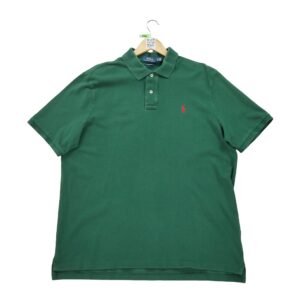Polo manches courtes homme vert Polo Ralph Lauren Col Polo