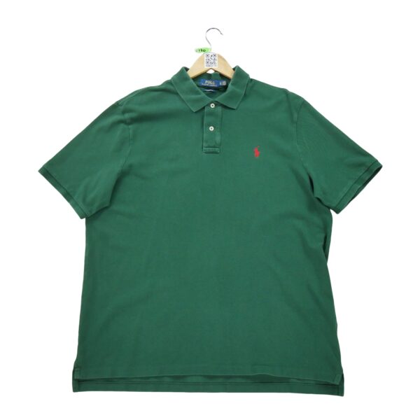 Polo manches courtes homme vert Polo Ralph Lauren Col Polo