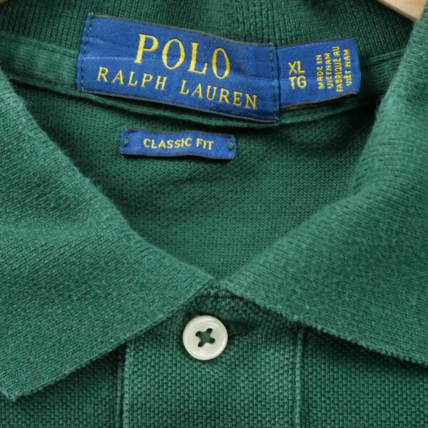 Polo manches courtes homme vert Polo Ralph Lauren Col Polo