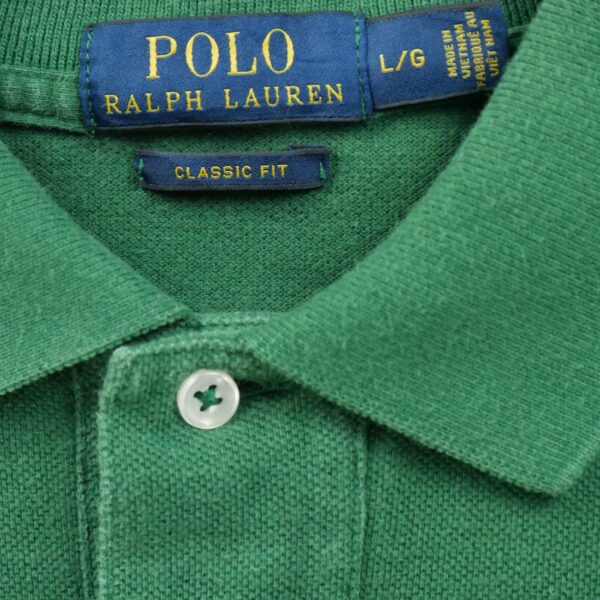 Polo manches courtes homme vert Polo Ralph Lauren Col Polo