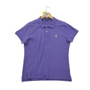 Polo manches courtes homme violet Polo Ralph Lauren Col Polo