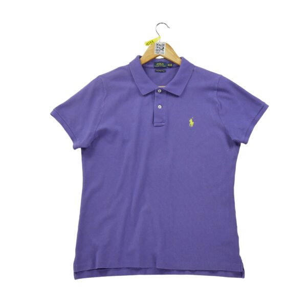 Polo manches courtes homme violet Polo Ralph Lauren Col Polo