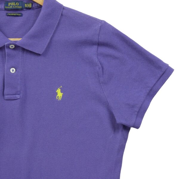Polo manches courtes homme violet Polo Ralph Lauren Col Polo