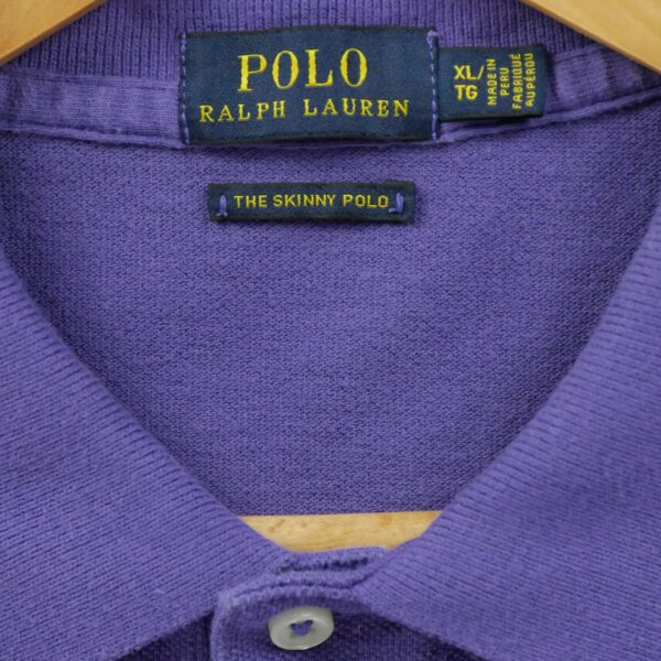 Polo manches courtes homme violet Polo Ralph Lauren Col Polo