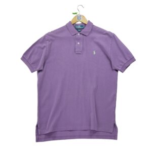 Polo manches courtes homme violet Polo Ralph Lauren Col Polo