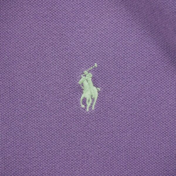 Polo manches courtes homme violet Polo Ralph Lauren Col Polo