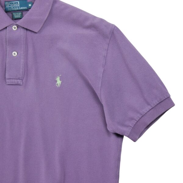 Polo manches courtes homme violet Polo Ralph Lauren Col Polo
