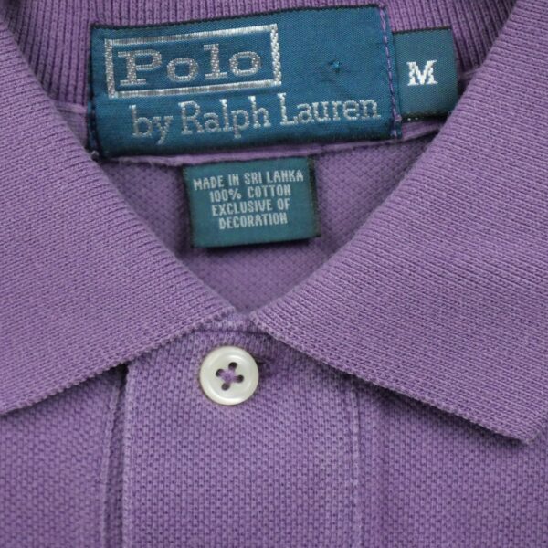 Polo manches courtes homme violet Polo Ralph Lauren Col Polo