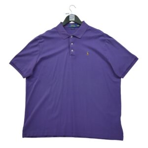 Polo manches courtes homme violet Polo Ralph Lauren Col Polo