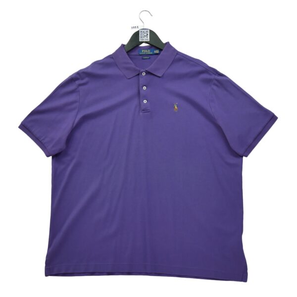 Polo manches courtes homme violet Polo Ralph Lauren Col Polo