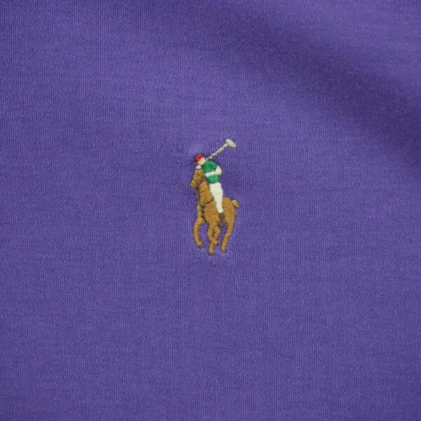 Polo manches courtes homme violet Polo Ralph Lauren Col Polo