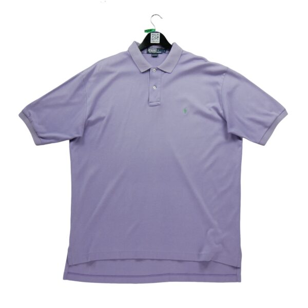 Polo manches courtes homme violet Polo Ralph Lauren Col Polo