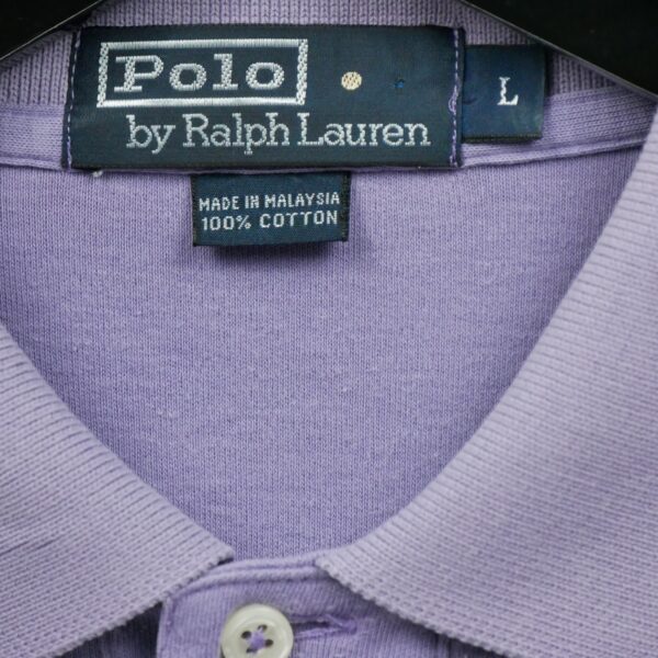 Polo manches courtes homme violet Polo Ralph Lauren Col Polo