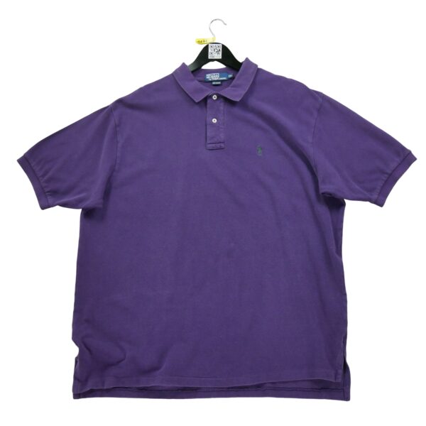 Polo manches courtes homme violet Polo Ralph Lauren Col Polo