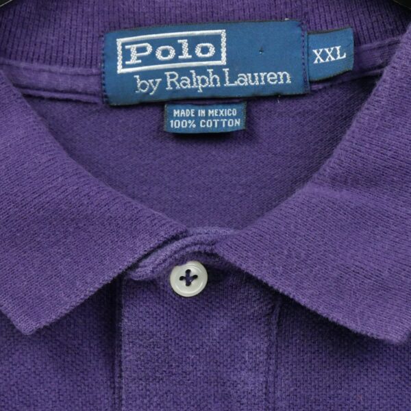 Polo manches courtes homme violet Polo Ralph Lauren Col Polo
