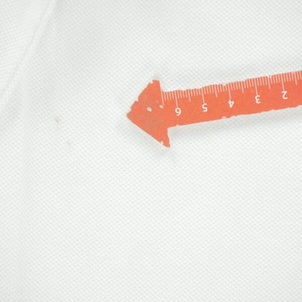 Polo manches longues homme blanc Lacoste Col Polo