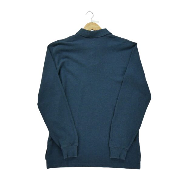 Polo manches longues homme bleu Polo Ralph Lauren Col Polo