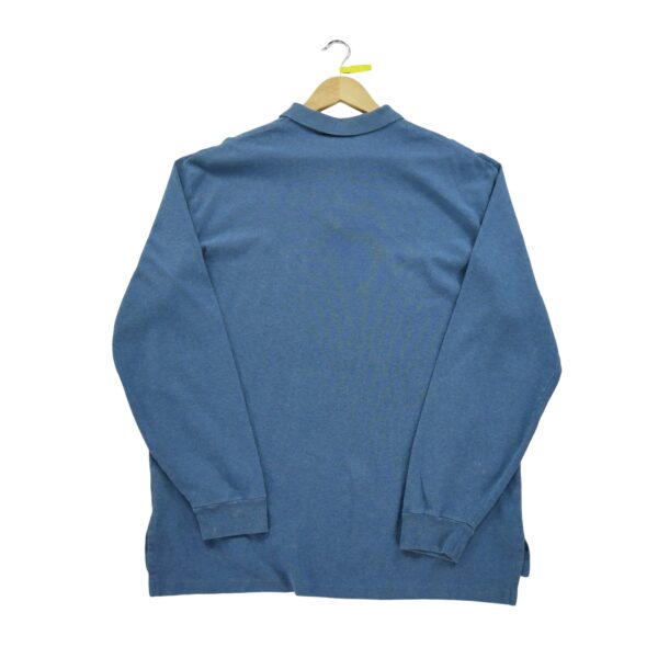 Polo manches longues homme bleu Polo Ralph Lauren Col Polo