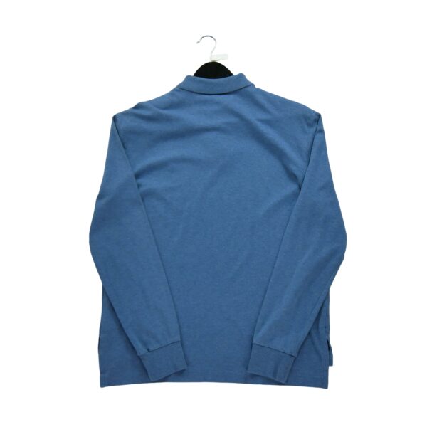 Polo manches longues homme bleu Polo Ralph Lauren Col Polo