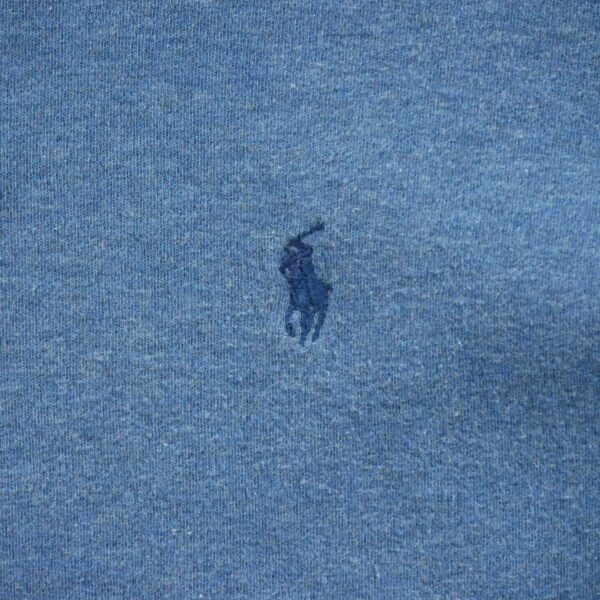 Polo manches longues homme bleu Polo Ralph Lauren Col Polo