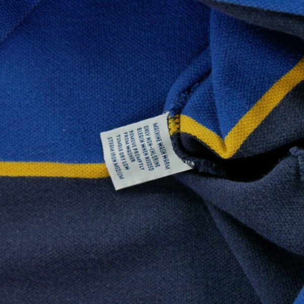 Polo manches longues homme bleu Polo Ralph Lauren Motif a rayures Col Polo