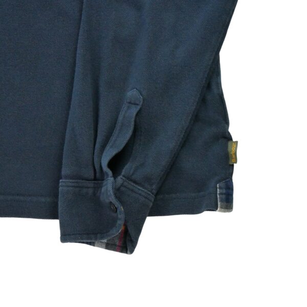 Polo manches longues homme marine Barbour Col Polo