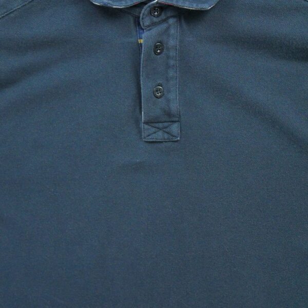 Polo manches longues homme marine Barbour Col Polo