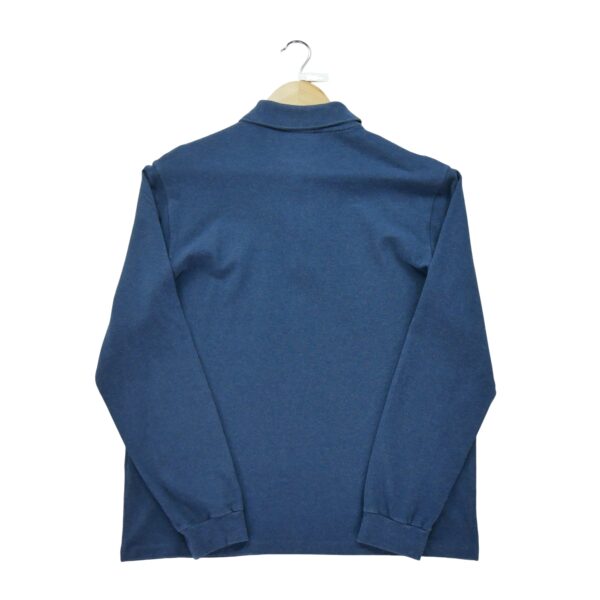 Polo manches longues homme marine Lacoste Motif chine Col Polo