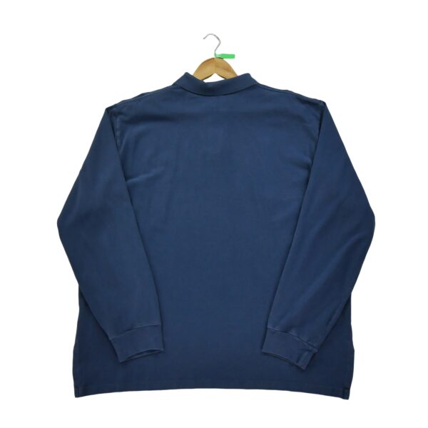 Polo manches longues homme marine Polo Ralph Lauren Col Polo