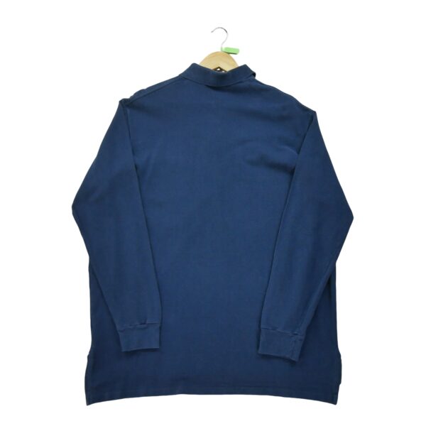 Polo manches longues homme marine Polo Ralph Lauren Col Polo
