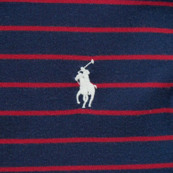 Polo manches longues homme marine Polo Ralph Lauren Motif a rayures Col Polo