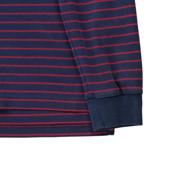 Polo manches longues homme marine Polo Ralph Lauren Motif a rayures Col Polo