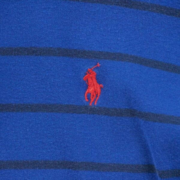 Polo manches longues homme marine Polo Ralph Lauren Motif a rayures Col Polo