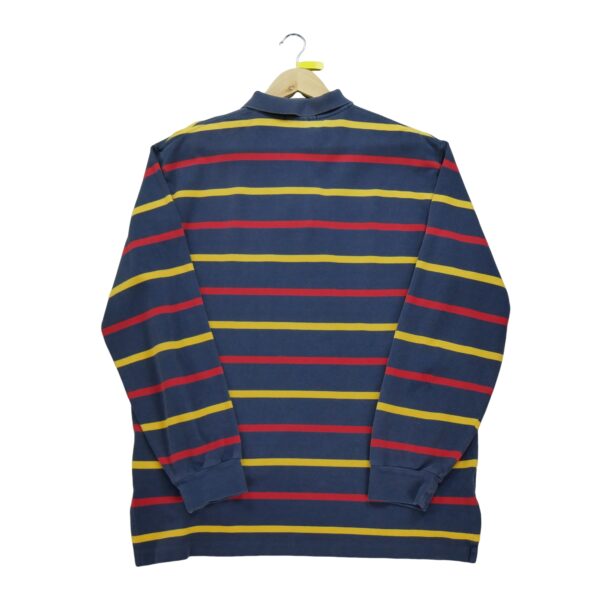 Polo manches longues homme marine Polo Ralph Lauren Motif a rayures Col Polo